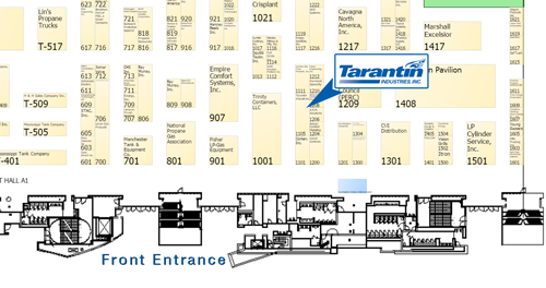 Image showing Tarantin's location on the floorplan