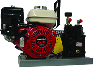 Gas powered compressor