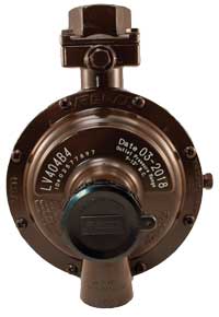 Compact twin stage regulator.