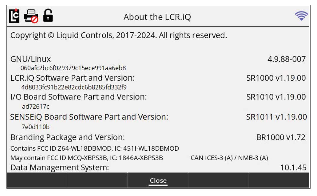 LCR Meter information.