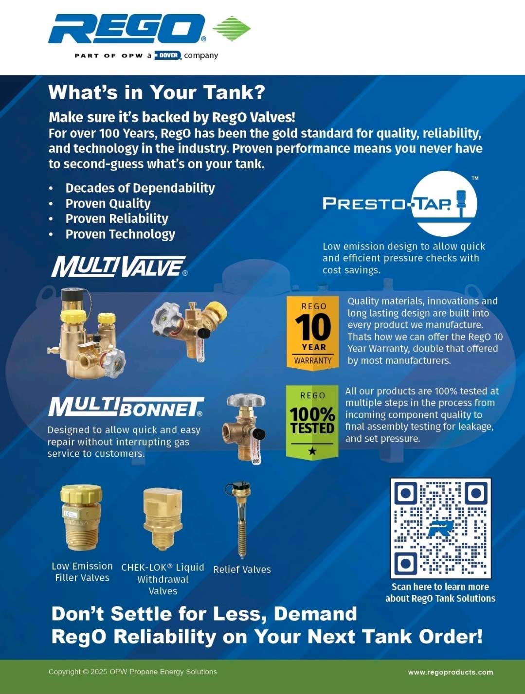 Rego Valves flyer.