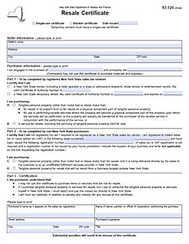 Download the New York Sales Tax Form