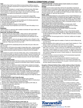 Download the Terms and Conditions Form