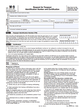 Download the Tarantin W-9 Form